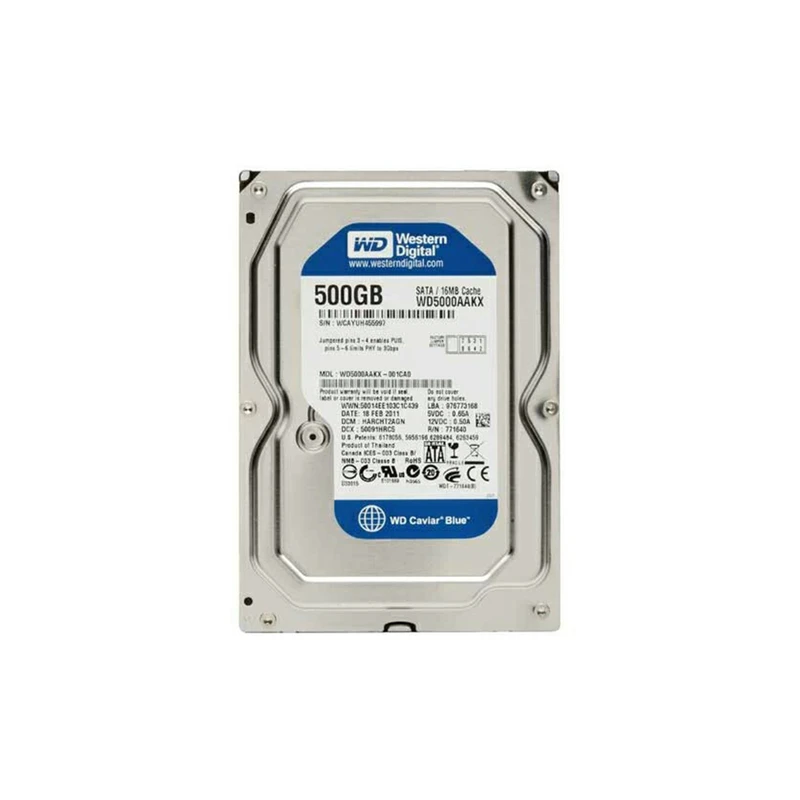 هارد دیسک اینترنال وسترن دیجیتال WD BLUE ظرفیت 500 گیگابایت استوک — تصویر ۷