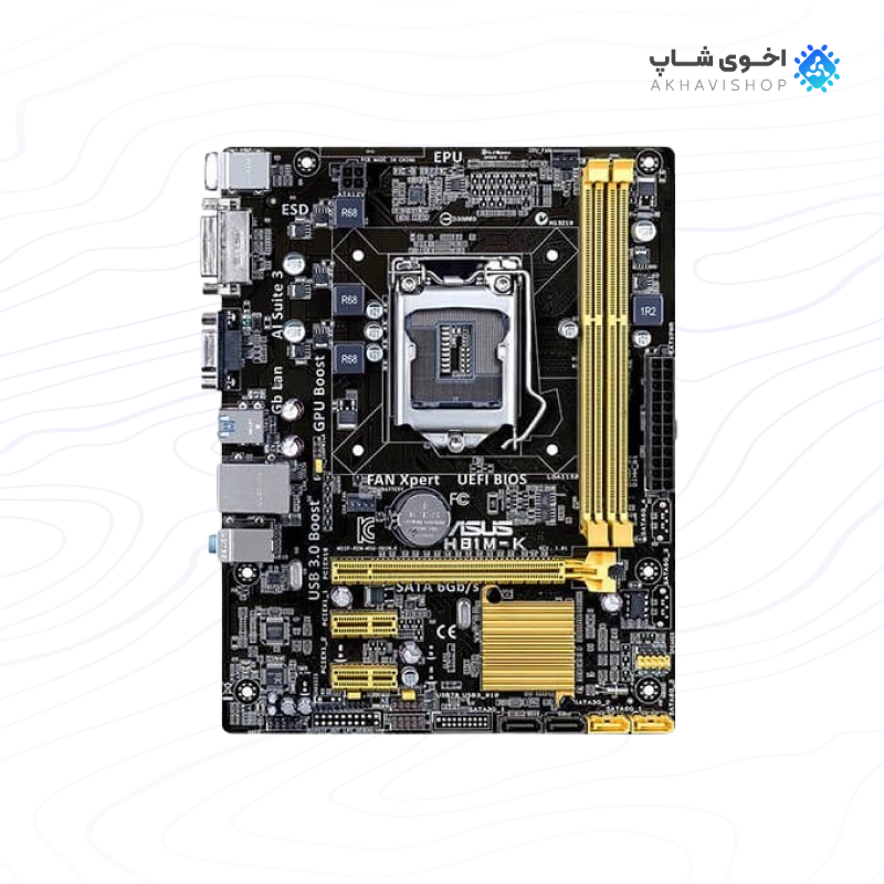 motherboard H81MK stock ddr3 استوک — تصویر ۲