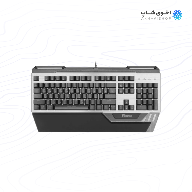 کیبورد با سیم گیمینگ گرین KEYBOARD GREEN GK-803 RGB — تصویر ۴
