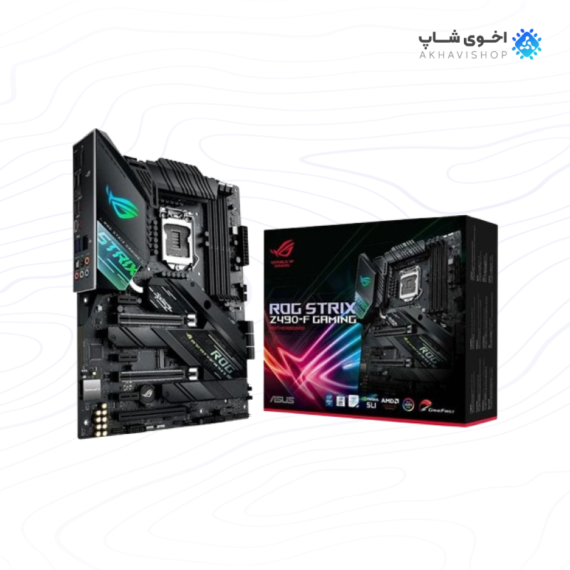 مادربرد ایسوس مدل ROG STRIX Z490-F GAMING استوک درحد