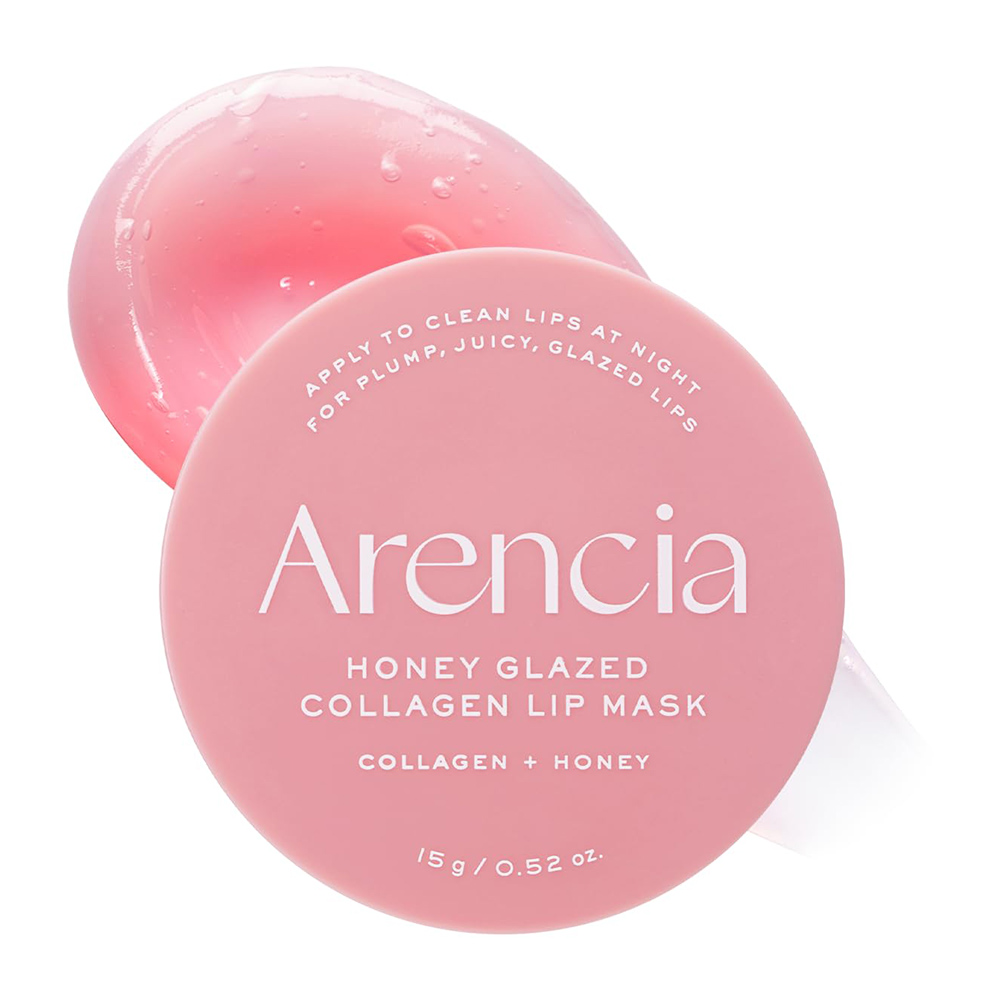 ماسک لب عسل و کلاژن آرنسیا مرطوب کننده و ترمیم کننده لب های خشک و ترک خورده Arencia Honey Glazed Collagen Lip Mask