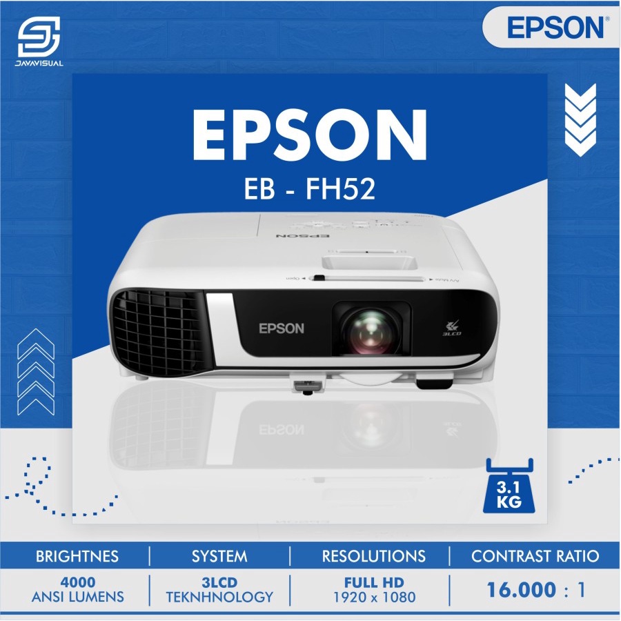 ویدئو پروژکتور اپسون EPSON EB-FH52 — تصویر ۴