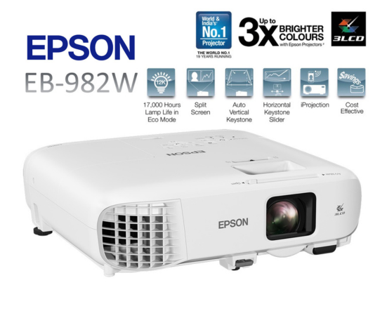 ویدئو پروژکتور اپسون EPSON EB-982W — تصویر ۳
