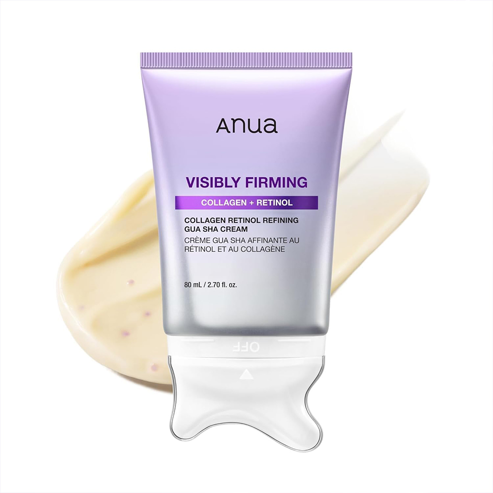 گواشا کرم رتینول و کلاژن آنوا ضد چروک، جوانساز و فرم دهنده Anua Collagen Retinol Refining Gua Sha Cream — تصویر ۲