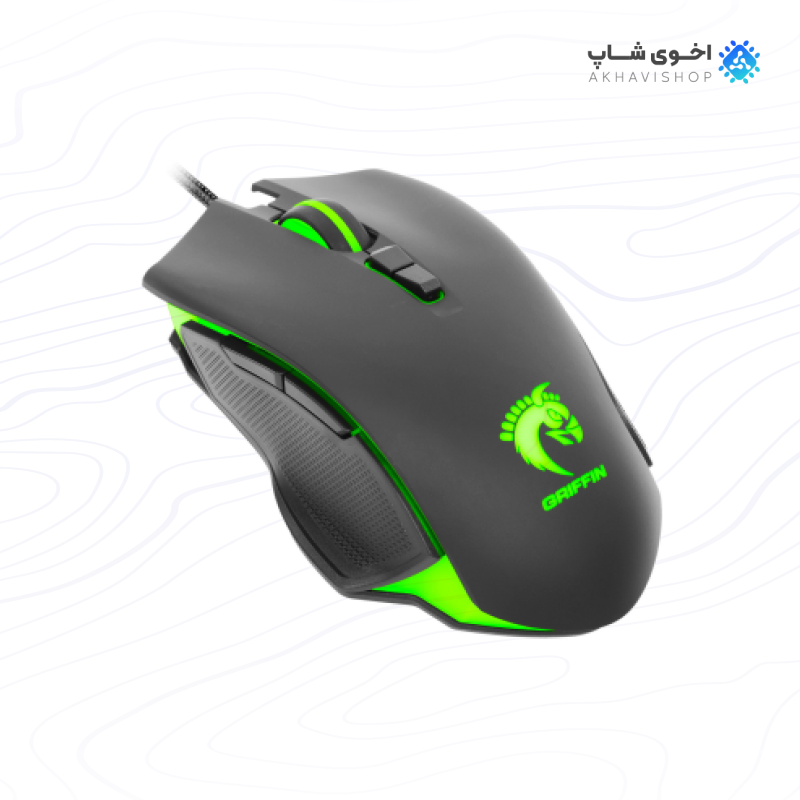 ماوس گیمینگ RGB گرین مدل GM-604RGB با نورپردازی زیبا و کلیدهای قابل برنامه‌ریزی — تصویر ۲
