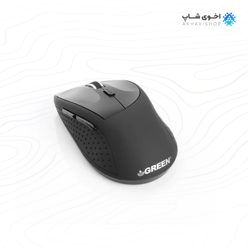 ماوس بی‌سیم گرین مدل GM-501W با عملکرد دقیق و طراحی خوش‌دست — تصویر ۴
