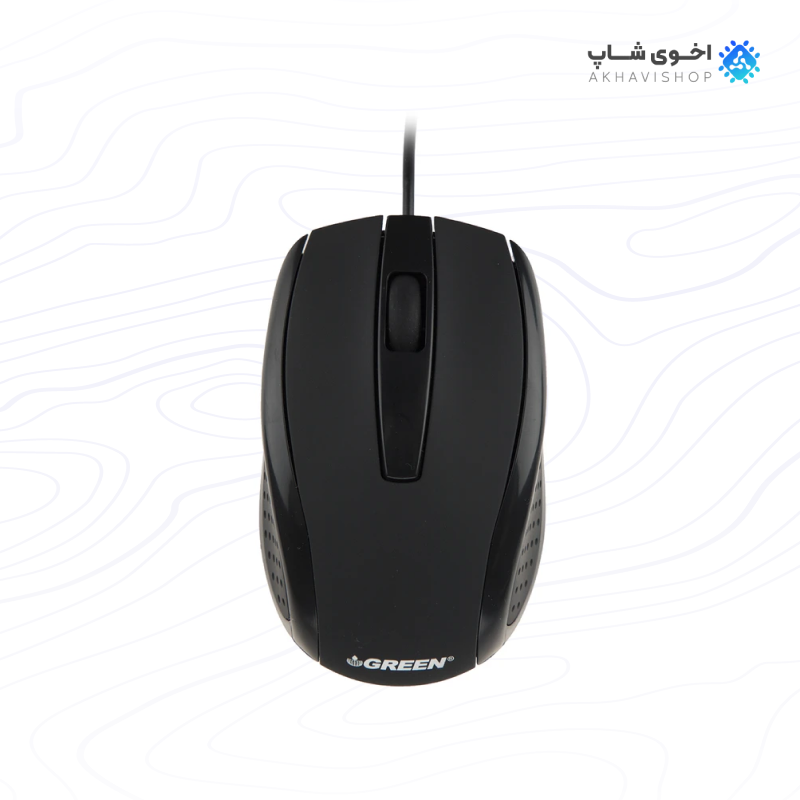 ماوس با سیم گرین مدل GM-101 با طراحی ساده و کاربردی
