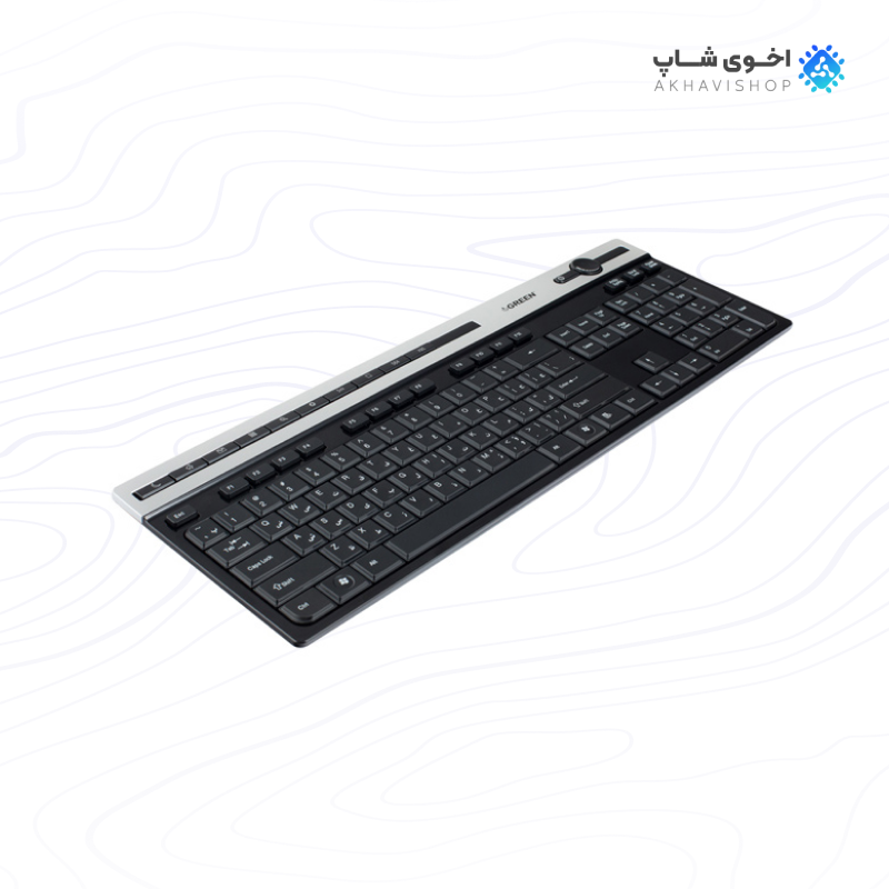 کیبورد گیمینگ گرین مدل GK-503 با طراحی ارگونومیک و نور پس‌زمینه — تصویر ۳