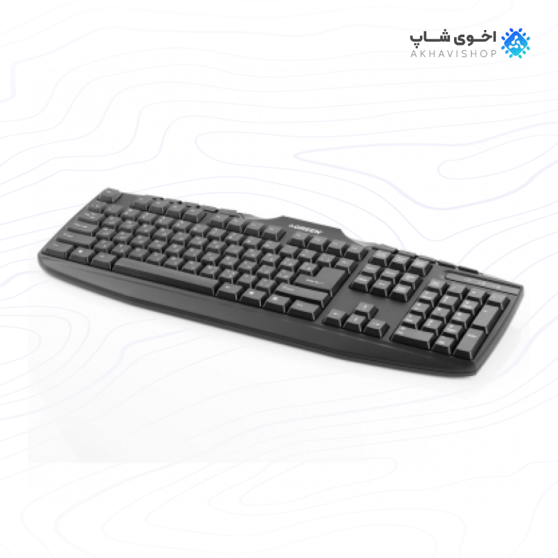 کیبورد مکانیکی گرین مدل GK-302 مناسب کاربری اداری و تایپ طولانی — تصویر ۳