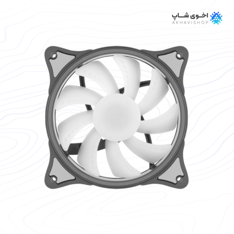 فن کیس گرین مدل FAN KIT GFK120M-ARGB با نورپردازی ARGB و عملکرد خنککنندگی بالا — تصویر ۴