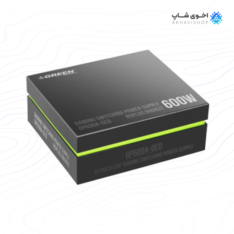 منبع تغذیه کامپیوتر گرین مدل GP600A-GED با استاندارد 80Plus Gold و توان 600 وات — تصویر ۴
