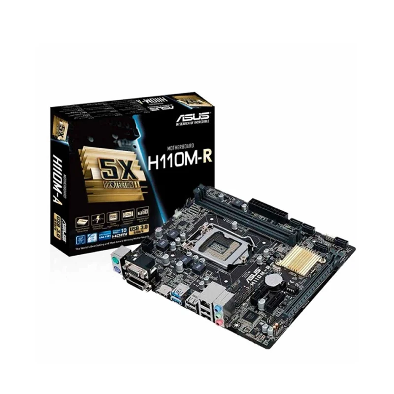 مادربرد ایسوس مدل LGA 1151 MOTHERBOARD ASUS H110 MR نیو اورجینال