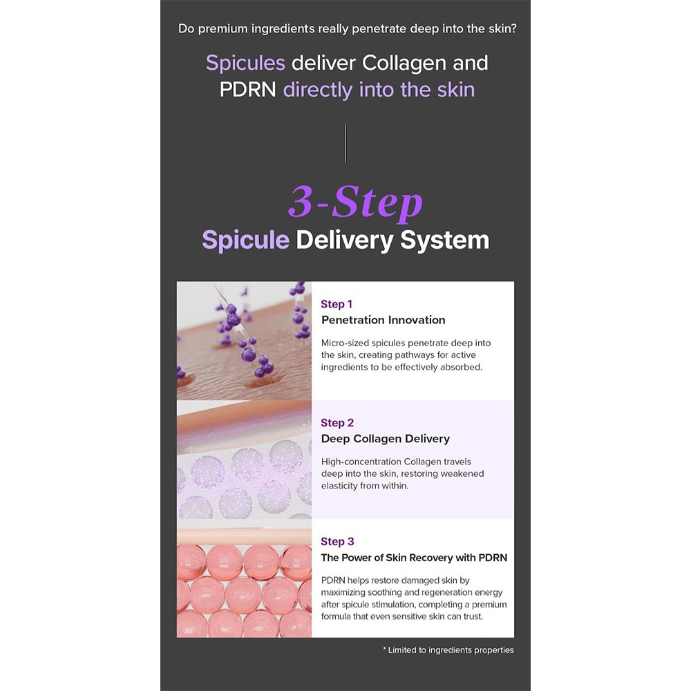 کرم اسپیکول کلاژن و PDRN مری اند می ضد چروک و ترمیم کننده پوست Mary & May Spicule Collagen PDRN Cream — تصویر ۶