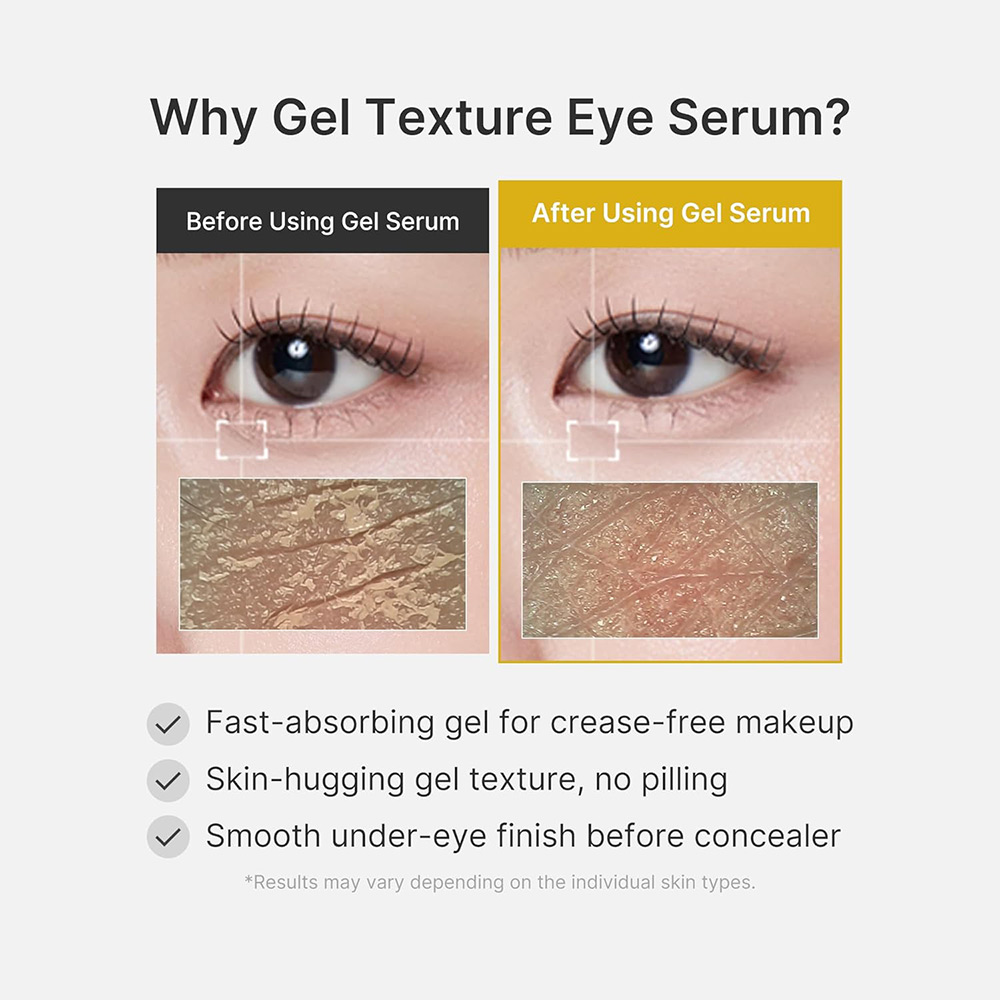 سرم ژلی دور چشم کوجیک اسید و زردچوبه مدی کیوب ضد پف و روشن کننده Medicube Kojic Acid Turmeric Vita Eye Gel Serum — تصویر ۶