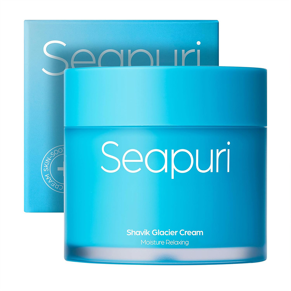 کرم مرطوب کننده و ضد چروک سی پوری حاوی آب یخچال های طبیعی Seapuri Shavik Glacier Cream