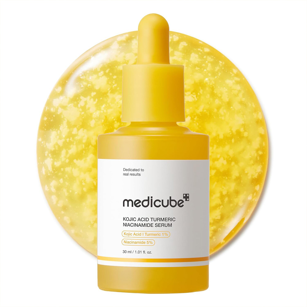 سرم ضد لک و روشن کننده کوجیک اسید و نیاسینامید مدی کیوب Medicube Kojic Acid Turmeric Niacinamide Serum — تصویر ۲