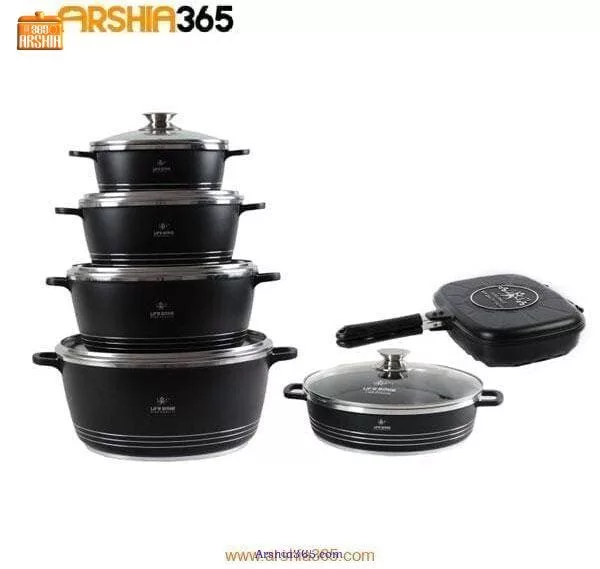 سرویس قابلمه چدن لایف اسمایل 12 پارچ