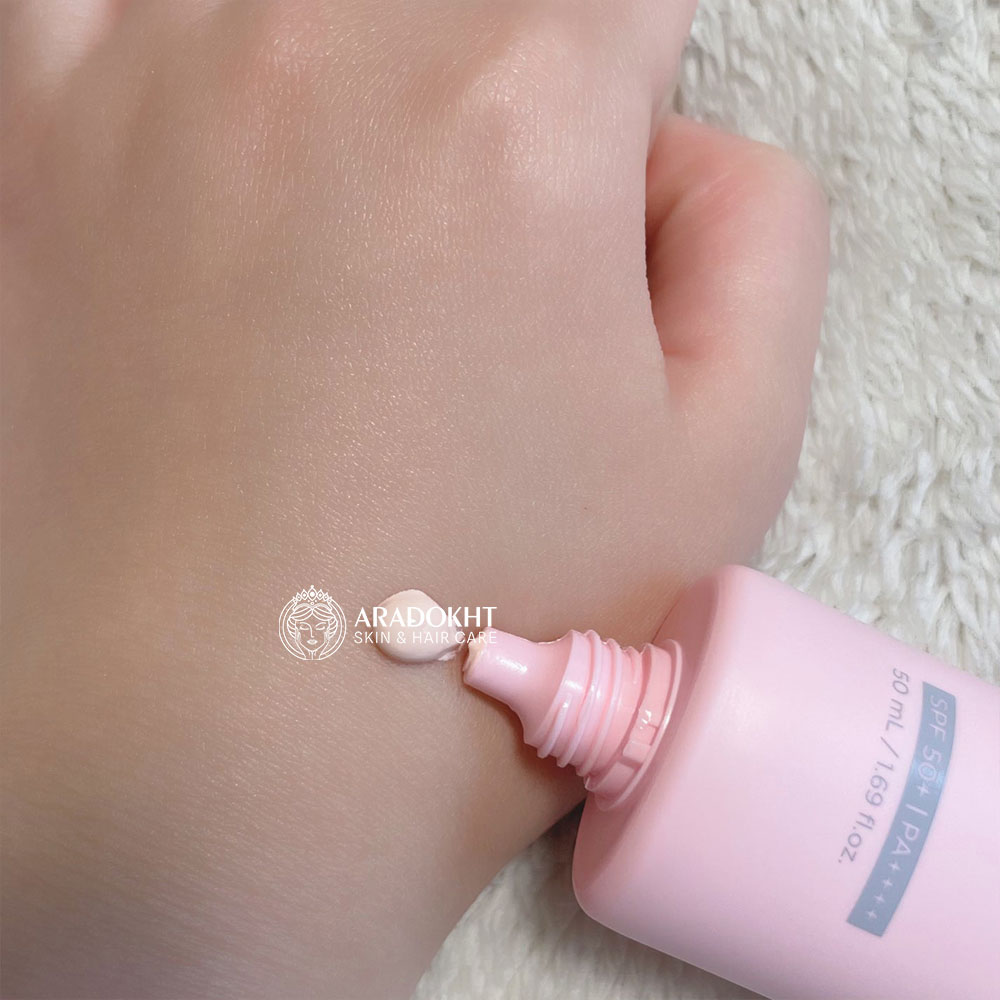 ضد آفتاب تون آپ هلو نیاسینامید آنوا Anua Peach Niacin UV Tone Up Protection 01 Melting Peach — تصویر ۷