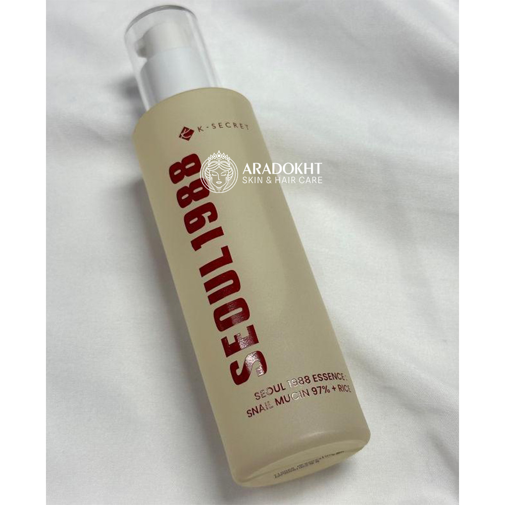 اسنس ترمیم کننده موسین حلزون و برنج سئول 1988 کی سکرت K-SECRET SEOUL 1988 Essence Snail Mucin 97% + Rice — تصویر ۳