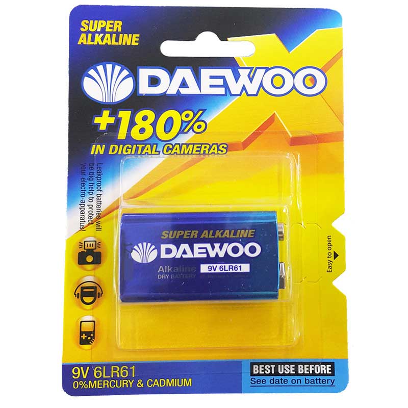 باتری کتابی آلکالاین Daewoo