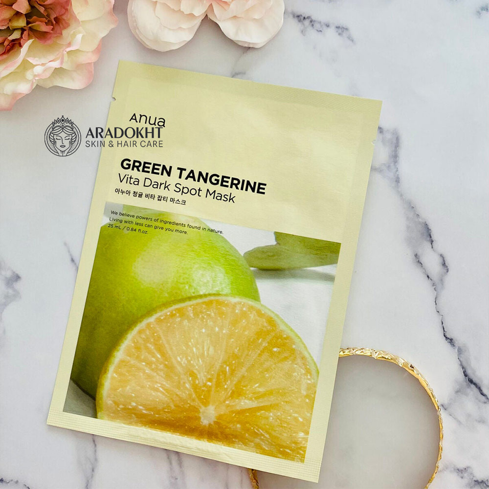 ماسک ورقه ای سرم ویتامین سی آنوا ضد لک و روشن کننده ANUA Vita C Blemish Serum Mask — تصویر ۶