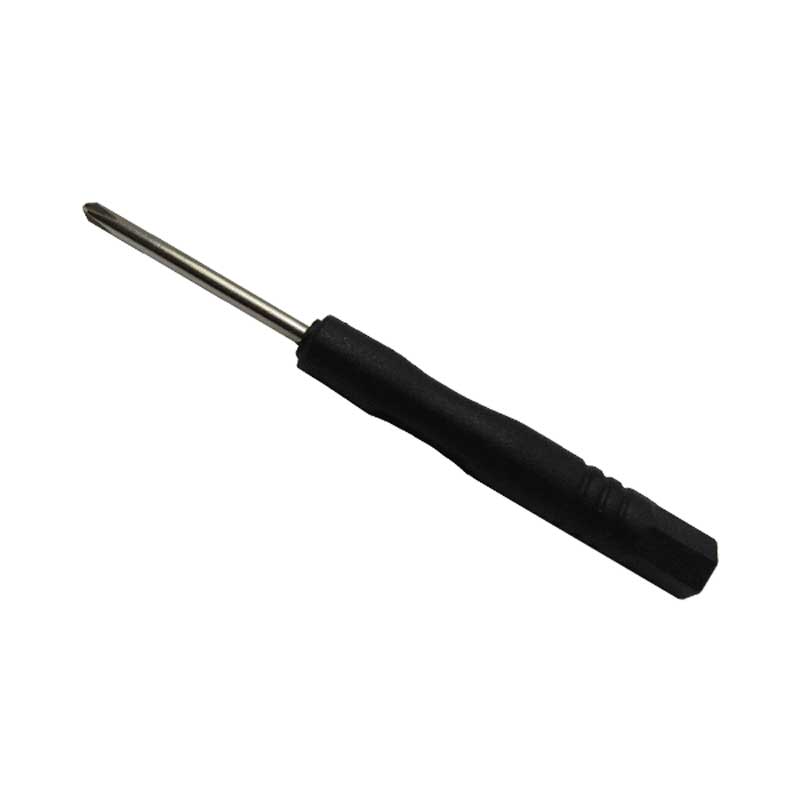 پیچگوشتی دسته مشکی چهارسو با تیغه 2 میلیمتری