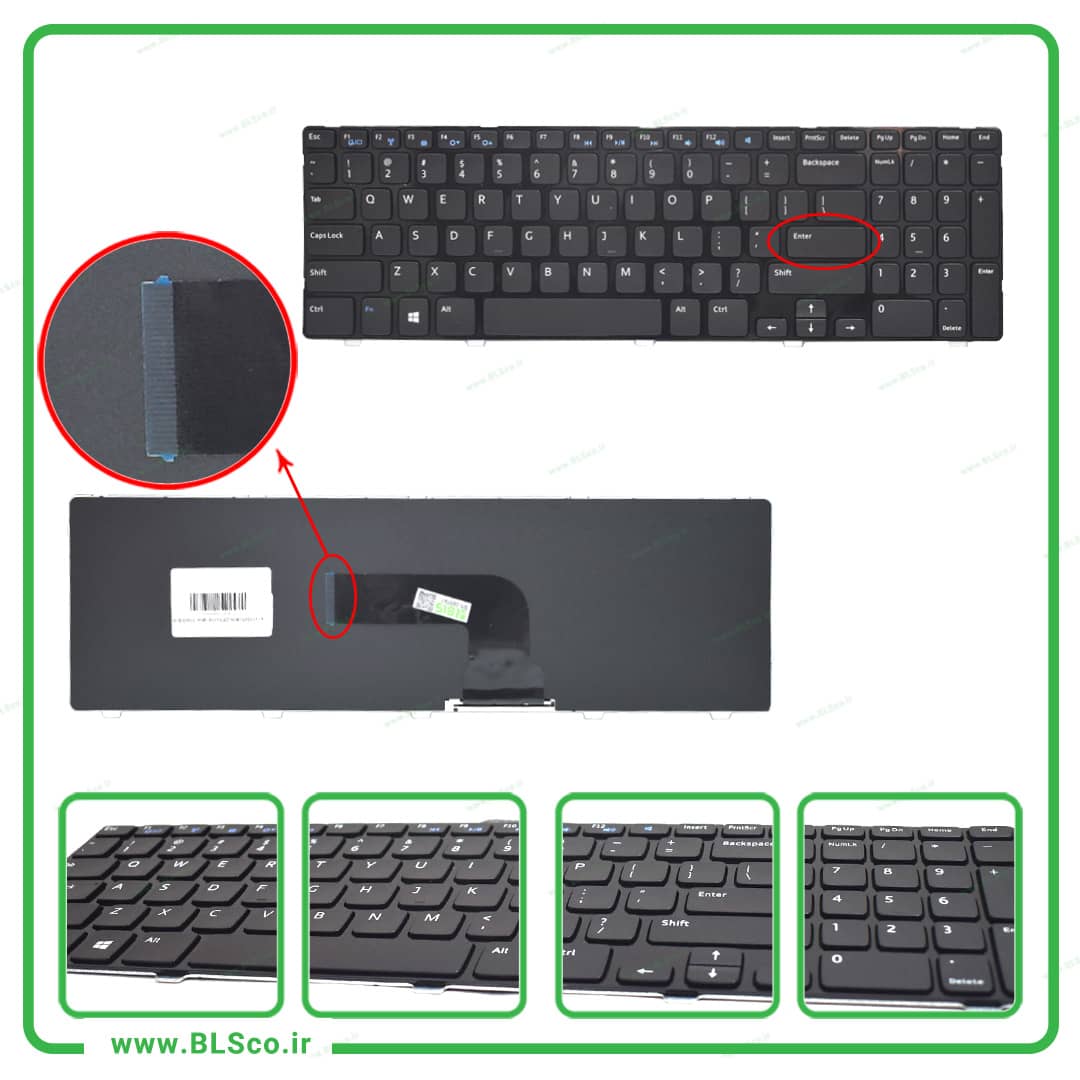 کیبورد لپ تاپ دل Dell Latitude 3540