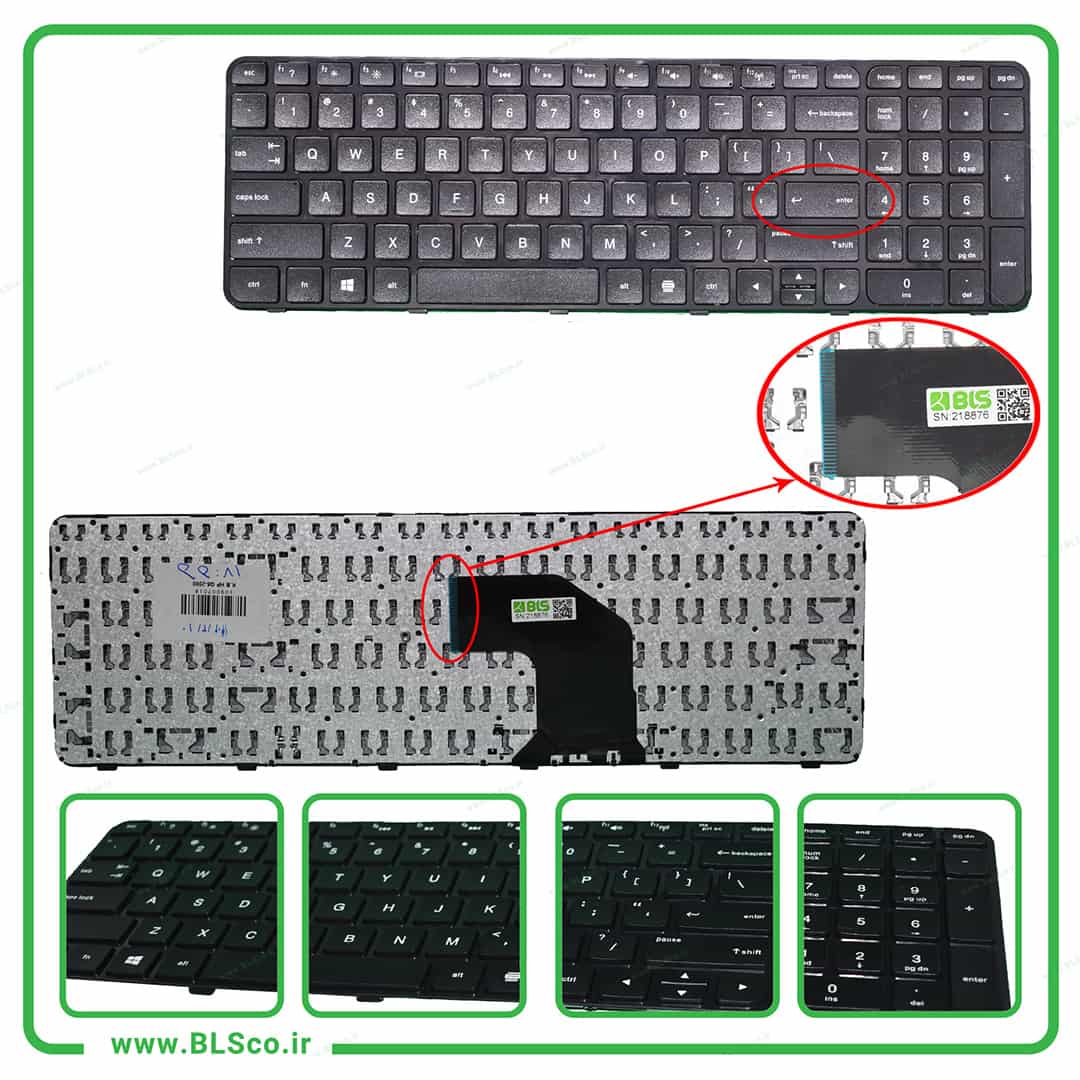 کیبورد لپ تاپ اچ پی HP G6-2000