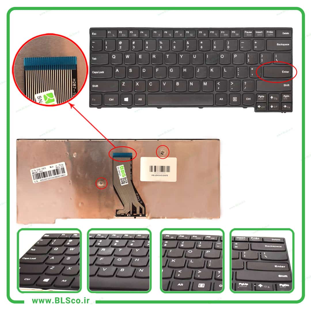 کیبورد لپ تاپ لنوو Lenovo ThinkPad E4070