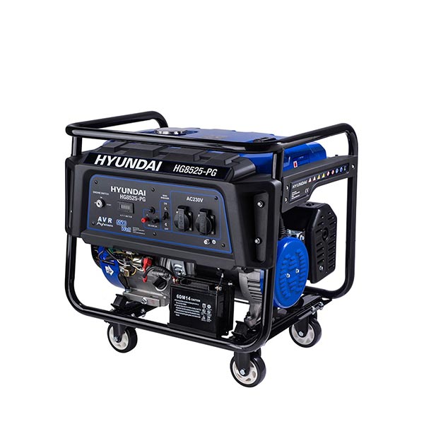 موتور برق 8.5 کیلو وات بنزینی هیوندای مدل HG8525-PG — تصویر ۴