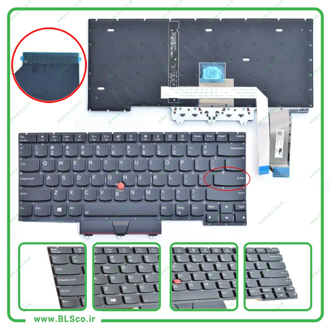 کیبورد لپ تاپ لنوو Lenovo Thinkpad E14 2019
