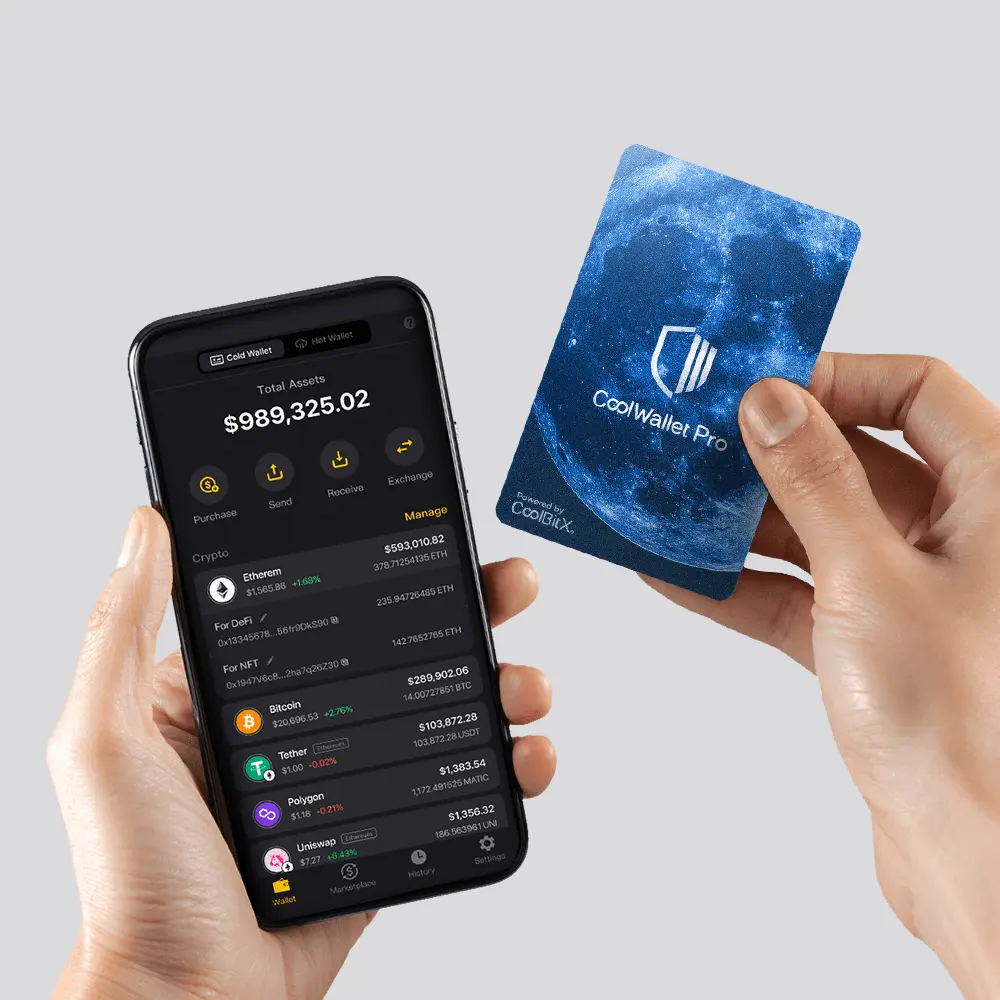 خرید کیف پول سخت افزاری کول ولت پرو — تصویر ۸