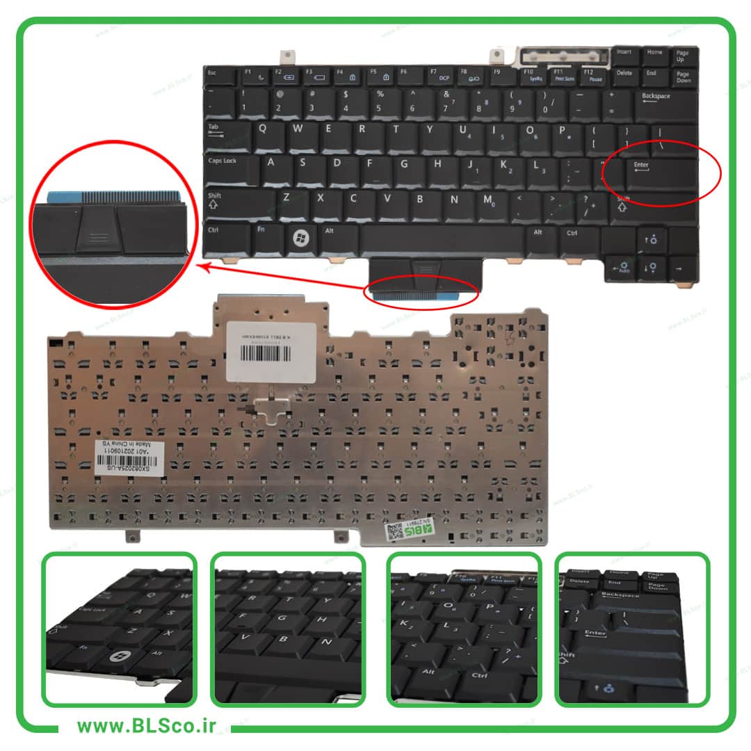 کیبورد لپ تاپ دل DELL E6400 بدون موس