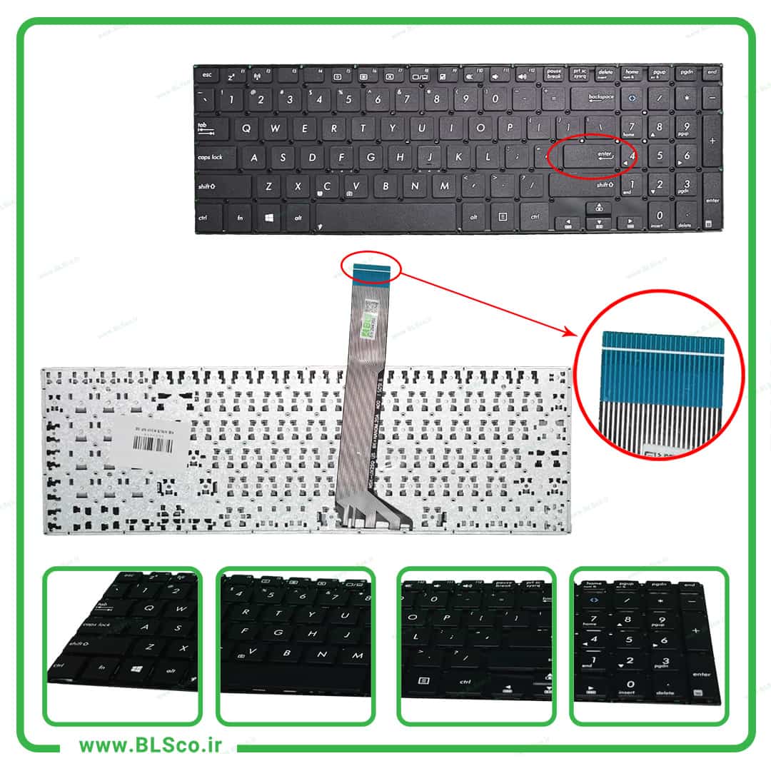 کیبورد لپ تاپ ایسوس Asus K551