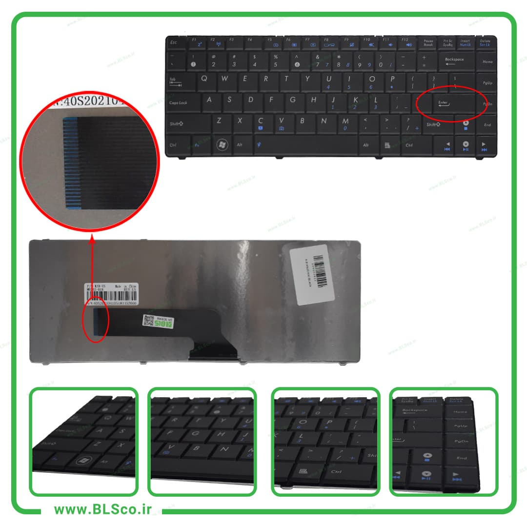 کیبورد لپ تاپ ایسوس Asus K40