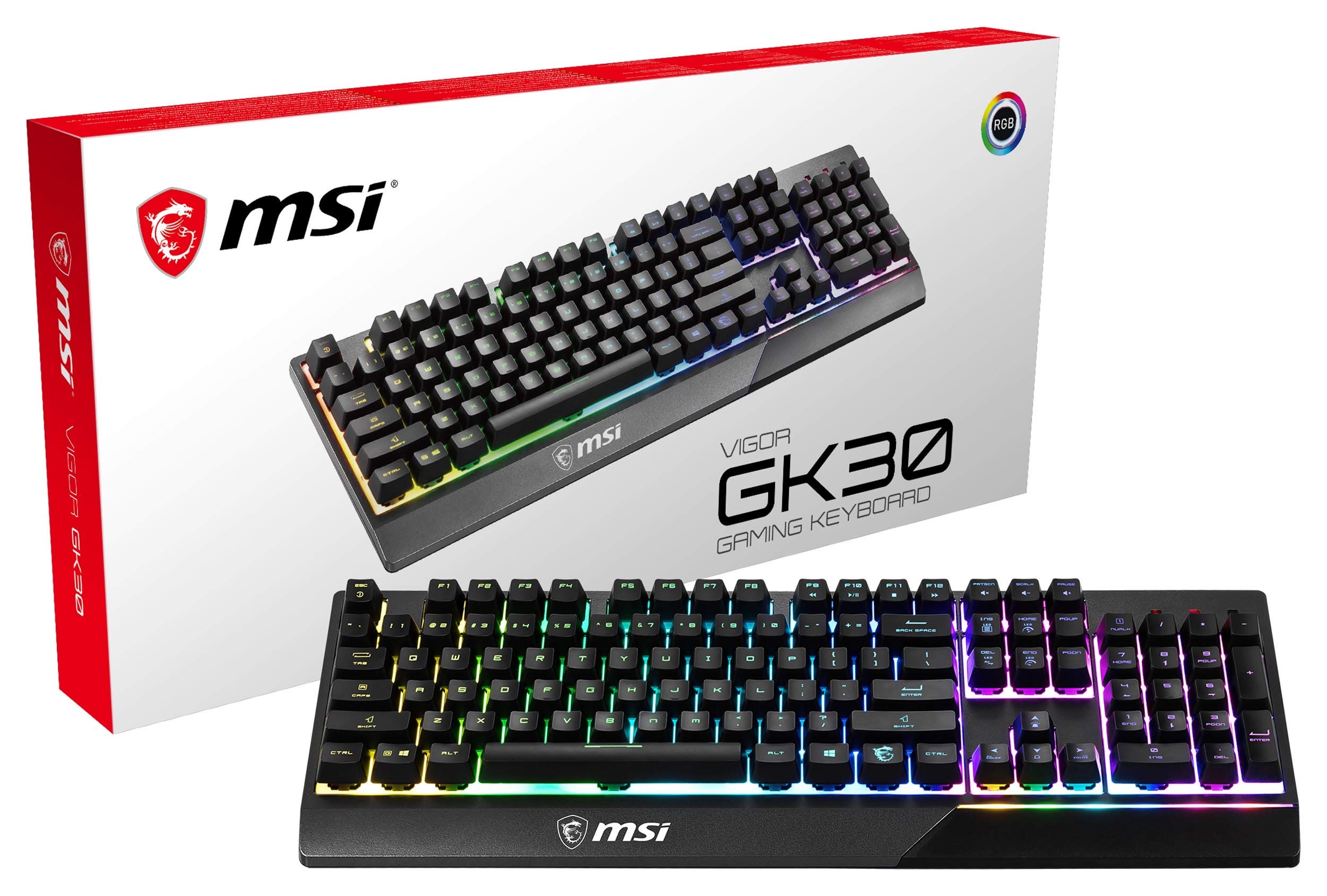 کیبورد گیمینگ ام اس آی MSI VIGOR GK30 — تصویر ۳