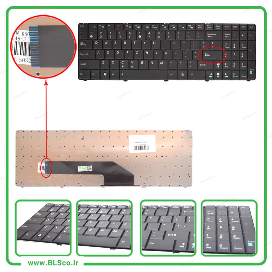 کیبورد لپ تاپ ایسوس Asus K50