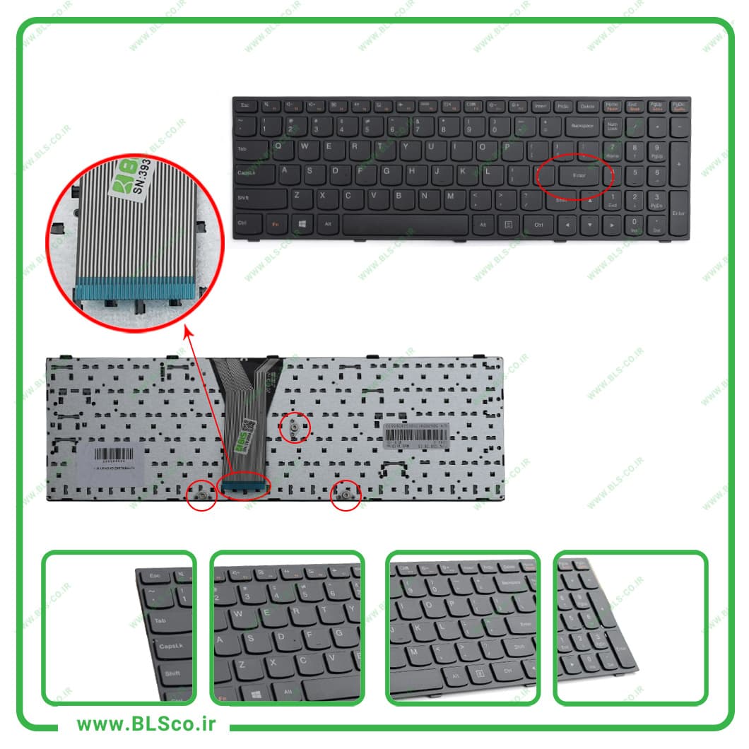 کیبورد لپ تاپ لنوو Lenovo IdeaPad Z5070