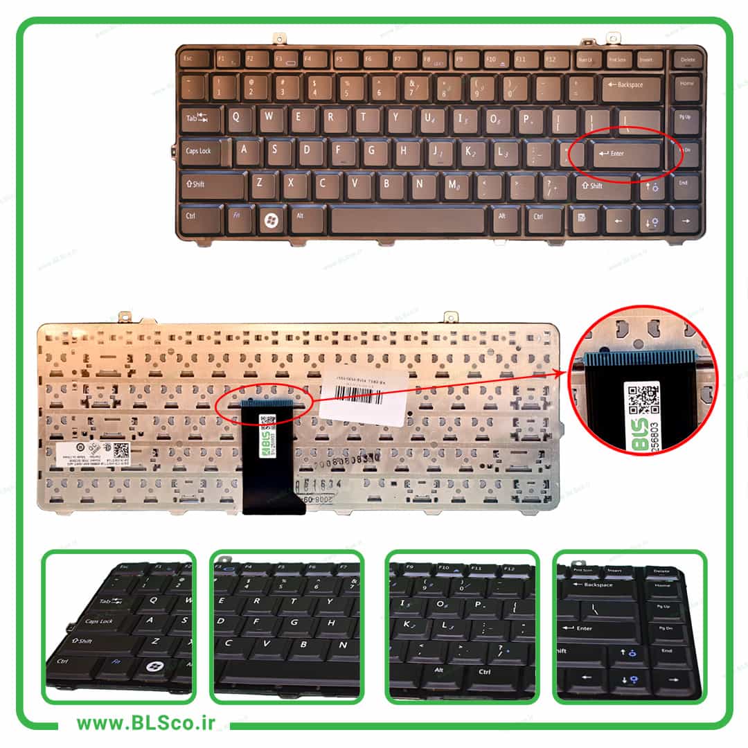 کیبورد لپ تاپ دل Dell Studio 1558