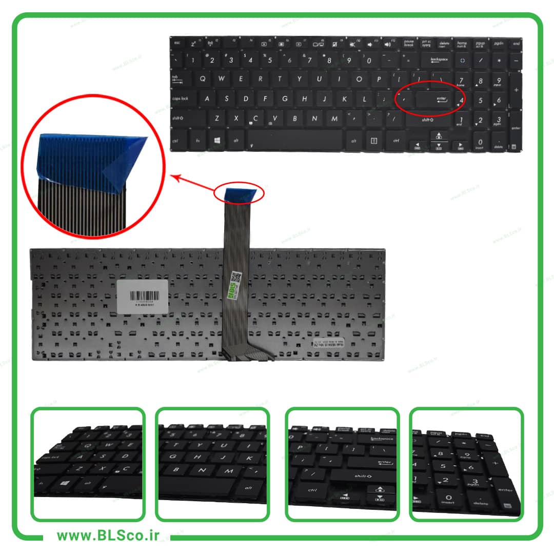 کیبورد لپ تاپ ایسوس Asus S551