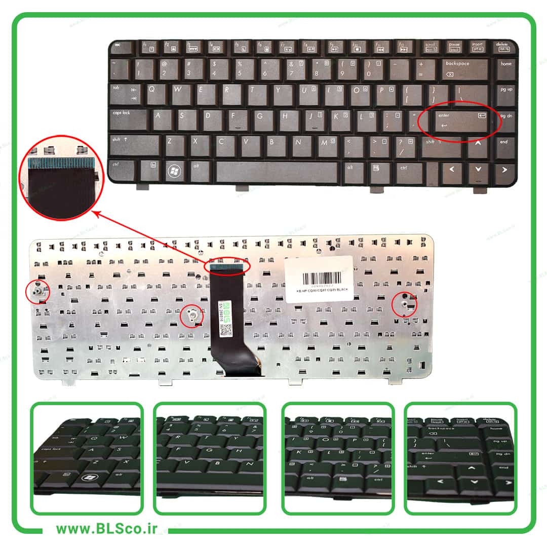 کیبورد لپ تاپ اچ پی HP Comaq Presario CQ40