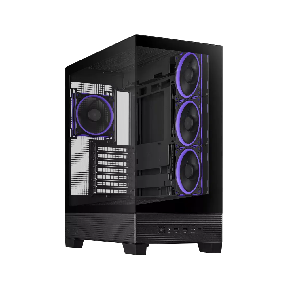 Case Asus A31 Plus TG ARGB Black