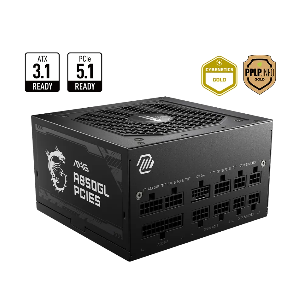 Power MSI MAG A850GL PCIE5 — تصویر ۳