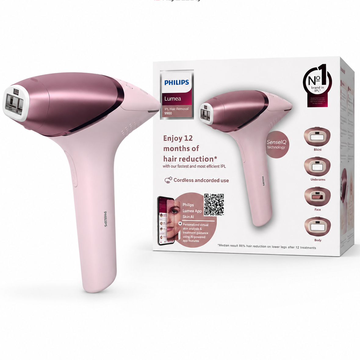 لیزر خانگی فیلیپس لومیا مدل Philips Lumea Prestige 1958/9900 IPL — تصویر ۲