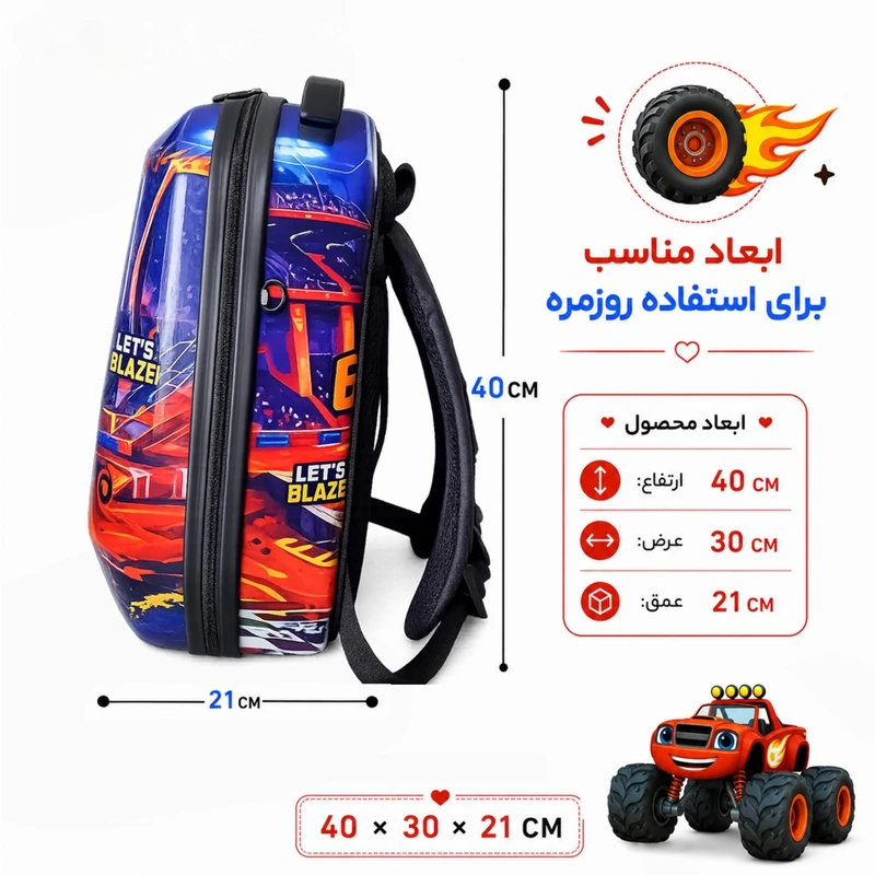 کوله پشتی مارینوکس مارول مدل بلیز Blaze — تصویر ۸