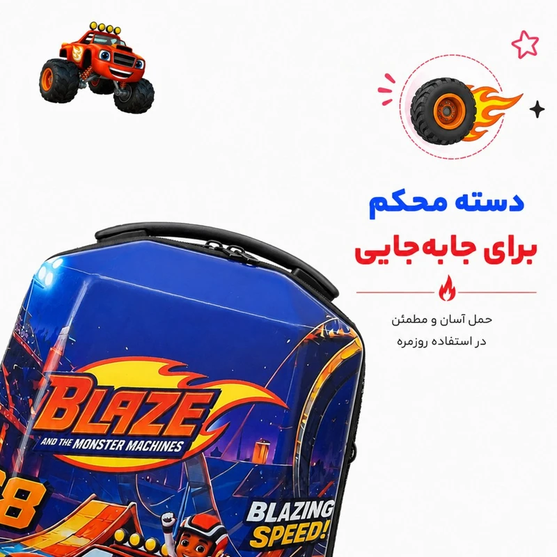 کوله پشتی مارینوکس مارول مدل بلیز Blaze — تصویر ۴