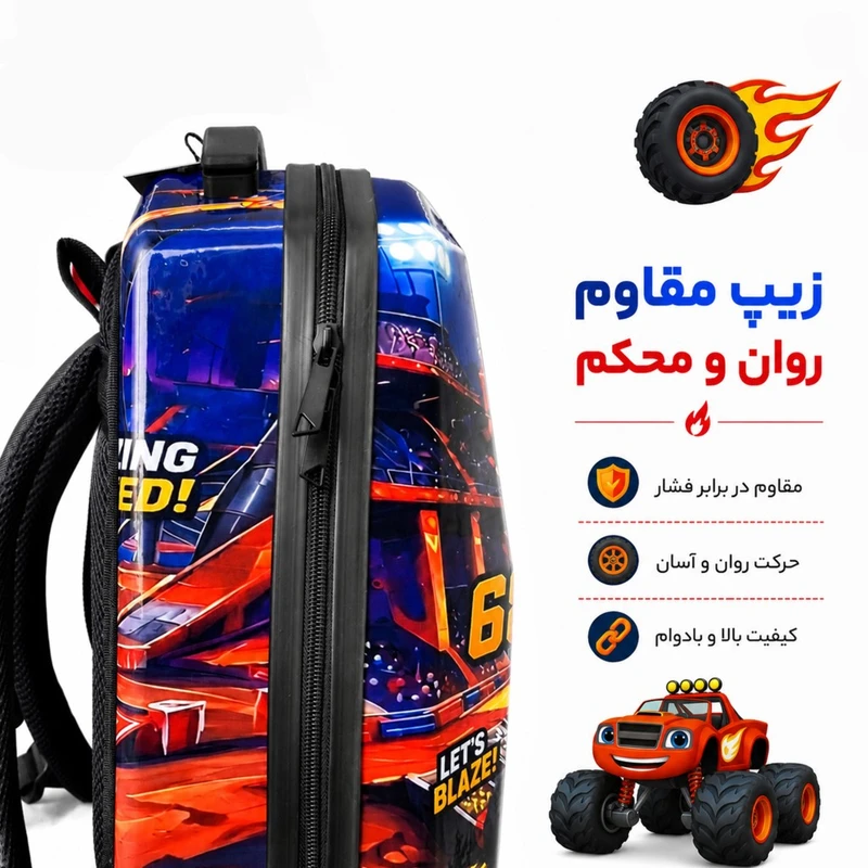 کوله پشتی مارینوکس مارول مدل بلیز Blaze — تصویر ۳
