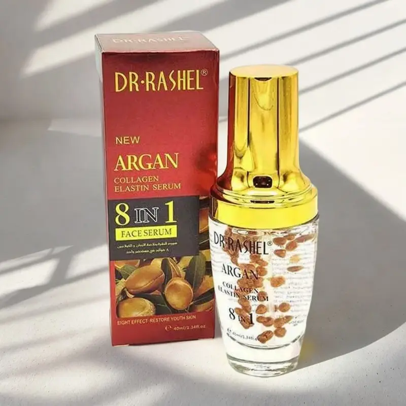 سرم صورت 8 کاره آرگان دکتر راشل DR RASHEL (اورجینال) — تصویر ۴