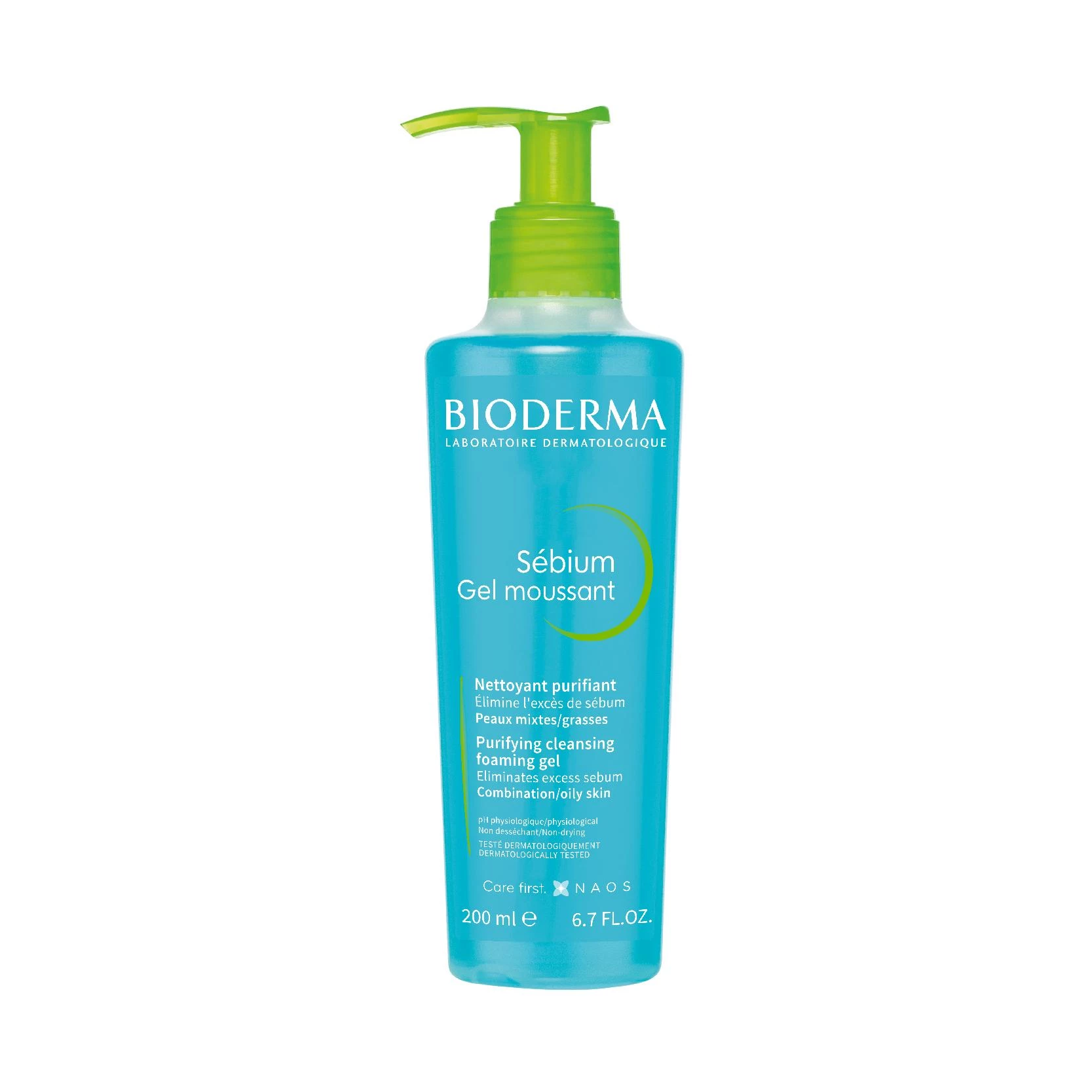 ژل شستشو پوست چرب و مختلط بایودرما مدل سبیوم – Bioderma