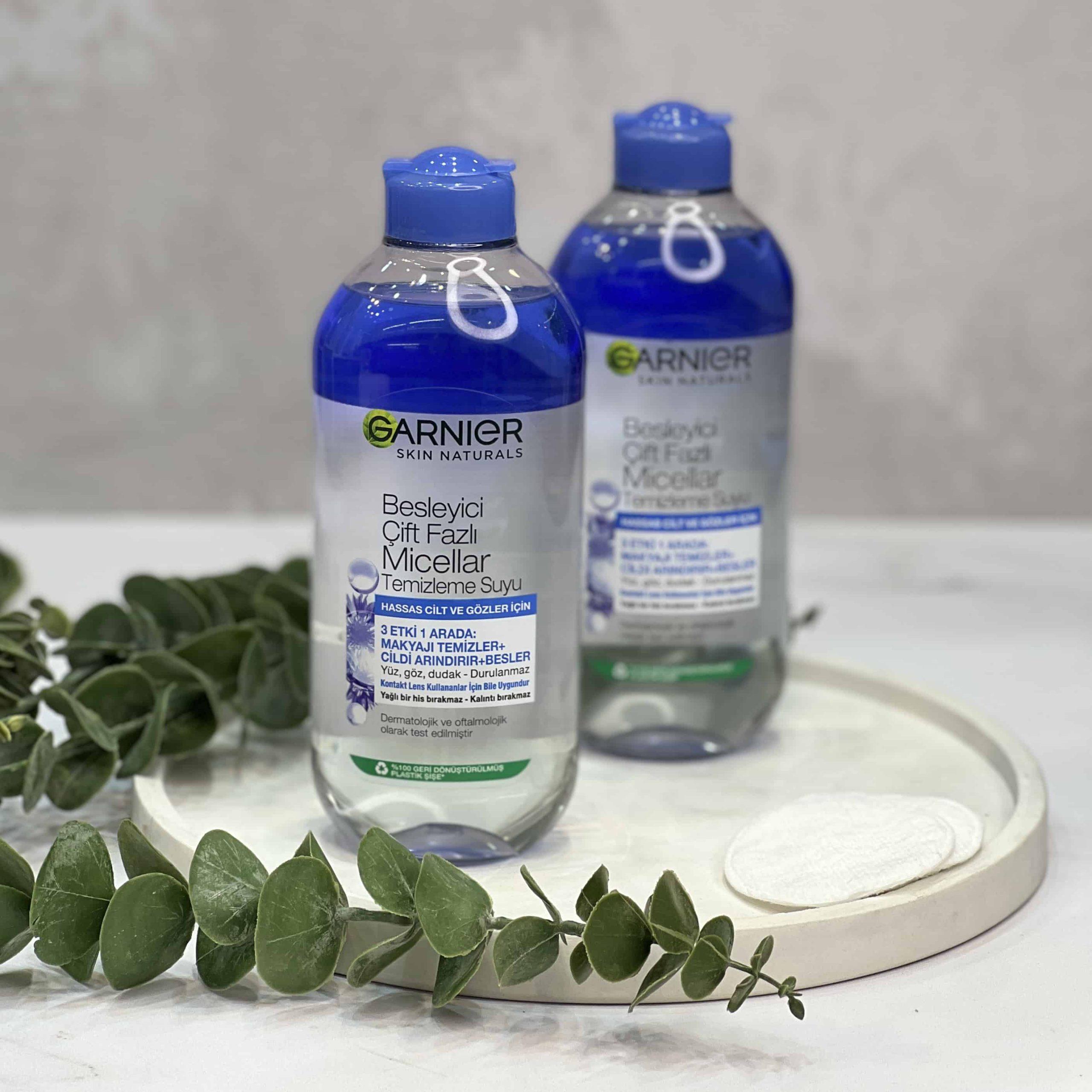میسلار واتر دوفاز آبی گارنیر گارنیه مناسب پوست حساس Garnier (اورجینال) — تصویر ۳